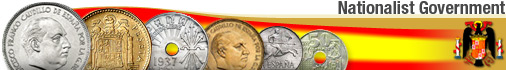 2,50 Pesetas coin from 1953 / 71 Spain