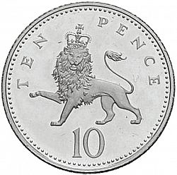 Large Reverse for 10p 2006 coin