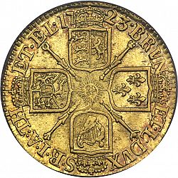 Large Reverse for Guinea 1723 coin