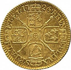 Large Reverse for Guinea 1726 coin