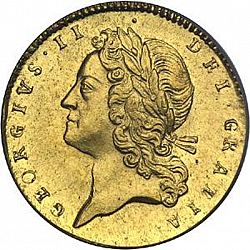 Large Obverse for Guinea 1727 coin