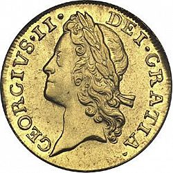Large Obverse for Guinea 1736 coin