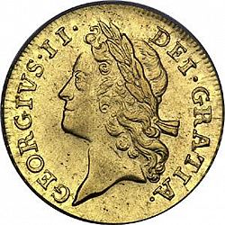 Large Obverse for Guinea 1738 coin