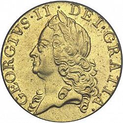 Large Obverse for Guinea 1752 coin