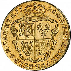 Large Reverse for Guinea 1728 coin