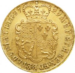 Large Reverse for Guinea 1729 coin