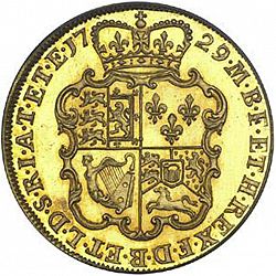 Large Reverse for Guinea 1729 coin