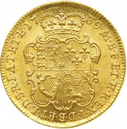 Large Reverse for Guinea 1739 coin