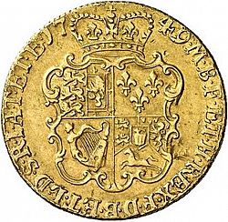 Large Reverse for Guinea 1749 coin