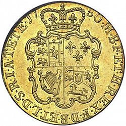 Large Reverse for Guinea 1750 coin