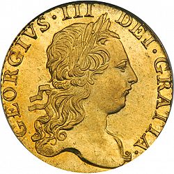 Large Obverse for Guinea 1772 coin