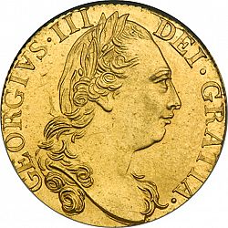Large Obverse for Guinea 1783 coin