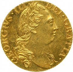 Large Obverse for Guinea 1784 coin