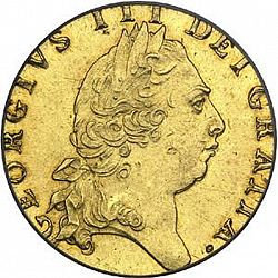 Large Obverse for Guinea 1795 coin