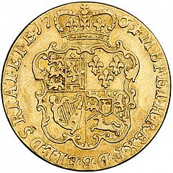 Large Reverse for Guinea 1764 coin