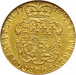 Large Reverse for Guinea 1775 coin