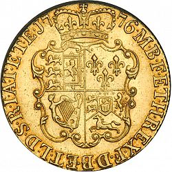Large Reverse for Guinea 1776 coin