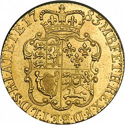 Large Reverse for Guinea 1783 coin