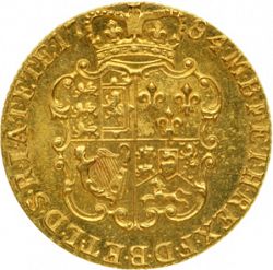 Large Reverse for Guinea 1784 coin