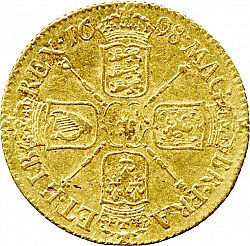 Large Reverse for Guinea 1698 coin
