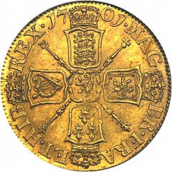 Large Reverse for Guinea 1701 coin