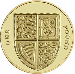 Large Reverse for £1 2012 coin