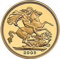 Large Reverse for Sovereign 2009 coin
