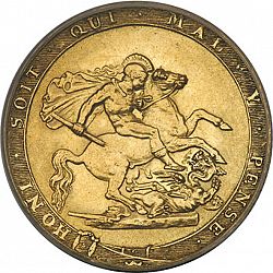 Large Reverse for Sovereign 1820 coin