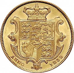 Large Reverse for Sovereign 1832 coin