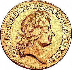 Large Obverse for Half Guinea 1726 coin