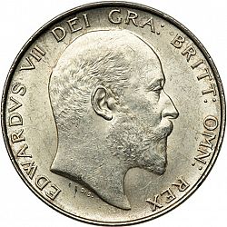 Large Obverse for Halfcrown 1902 coin