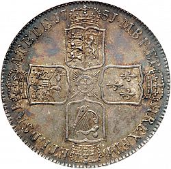Large Reverse for Halfcrown 1751 coin