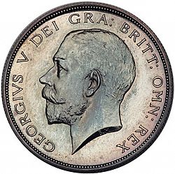 Large Obverse for Halfcrown 1911 coin