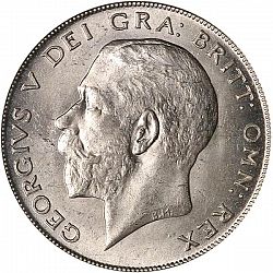 Large Obverse for Halfcrown 1923 coin