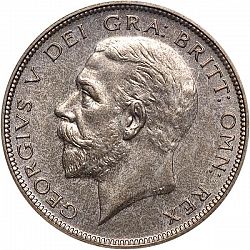 Large Obverse for Halfcrown 1927 coin