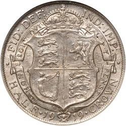 Large Reverse for Halfcrown 1919 coin