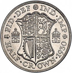 Large Reverse for Halfcrown 1930 coin