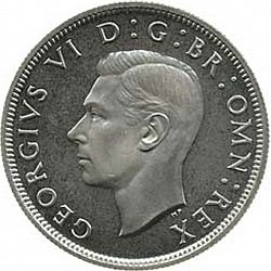 Large Obverse for Halfcrown 1938 coin