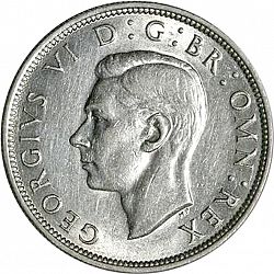 Large Obverse for Halfcrown 1940 coin