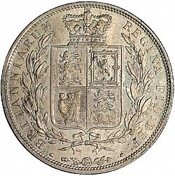 Large Reverse for Halfcrown 1883 coin