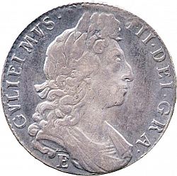 Large Obverse for Halfcrown 1697 coin