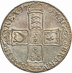 Large Reverse for Halfcrown 1701 coin