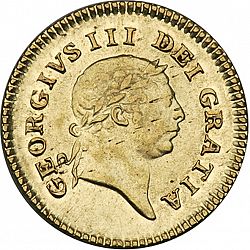 Large Obverse for Third Guinea 1806 coin