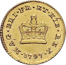 Large Reverse for Third Guinea 1797 coin