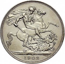 Large Reverse for Crown 1902 coin
