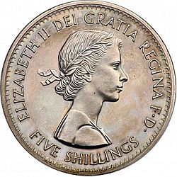 Large Obverse for Crown 1960 coin
