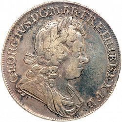 Large Obverse for Crown 1726 coin