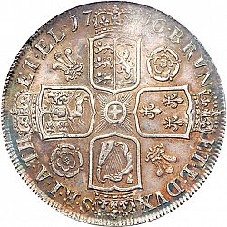 Large Reverse for Crown 1716 coin