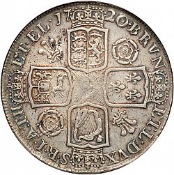 Large Reverse for Crown 1720 coin