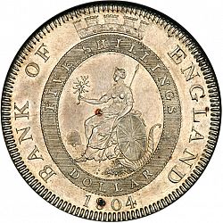 Large Reverse for Crown 1804 coin